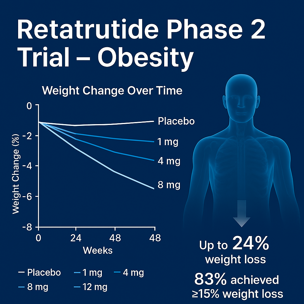 Phase 2 Clinical Trial of Retatrutide, a Triple Hormone-Receptor Agonist, for the Treatment of Obesity