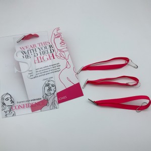 Unterer Preis: Kundenspezifisches Hängeetikett für Ohrring-Halskette mit Samtbeschichtung und PVC