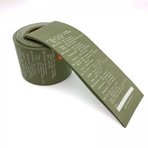 Factory direct customzieplastic tape production warning label