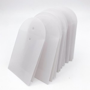 High end Garment frosted spare button packaging bag