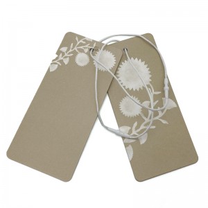 High Quality Luxury 800gsm  Hang Tags Cardboard Garment Tags Custom Hang Tags For Clothing