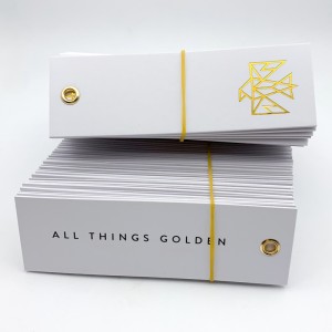 Fabricant d'etiquetes de logotip d'or per a la indústria de la confecció