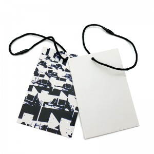 Printing factory cheap price clothing hangtag swing tag for garment