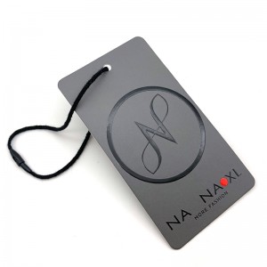 Professional clothing accessories factroy custom hang tag products tag color cards items