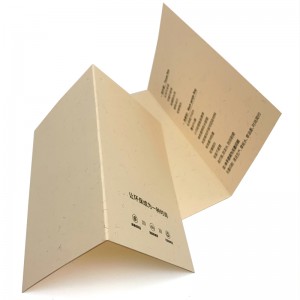 Organic custom folded manual OEM instructions supplier