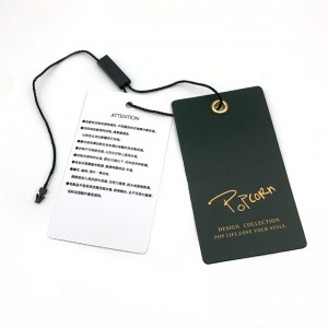 Wholesale Cheapest vintage black price hang tag for garment shoes