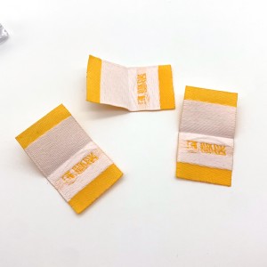 의류 라벨 메이커 의류용 짠 라벨에 도매 고품질 맞춤 의류 봉제