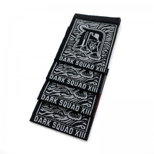 Etiquetas de tecido baratas de alta qualidade, etiquetas de tecido para vestuário