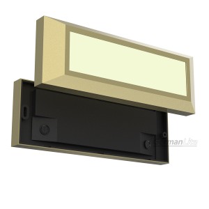 Rectangle Wall Light 6W With 3 CCT Outdoor Waterproof IP65 ABS WL-LST-2-6WCCT