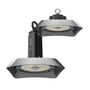 Square UFO LED High Bay Light With Metal Reflector Included 100W 150W 200W HB-UFO-C
