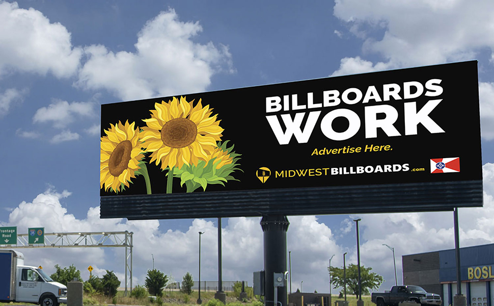 The two keys for billboards by flood light