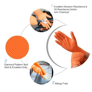 Factory Cheap Wholesale Chemo Nitrile Diamond Gloves Working Nitrile Gloves
