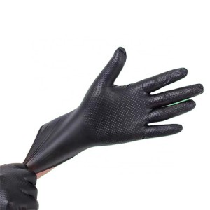 Nitrile/vinyl Blend Glovess Good Quality Diamond Textured Flexible Durable Powder Free Non-sterile Disposable for Adult
