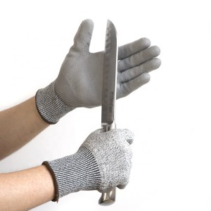 PU Coated Nylon/Polyester Safety Gloves En388 4131 Standard Safety Hand Work Gloves