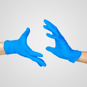 High Tensile Household Disposable Nitrile Vinyl Blended Gloves Manufacturers Powder Free