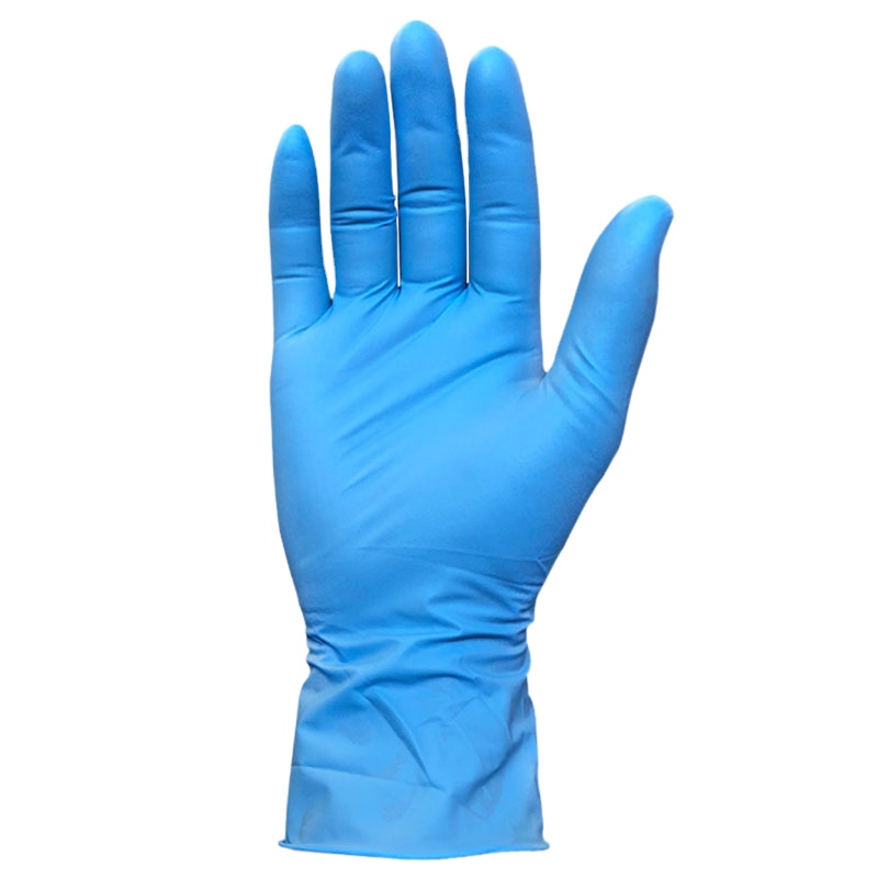 Disposible Powder Free Blue Black Color Size From S to L Nitrile Gloves Featured Image