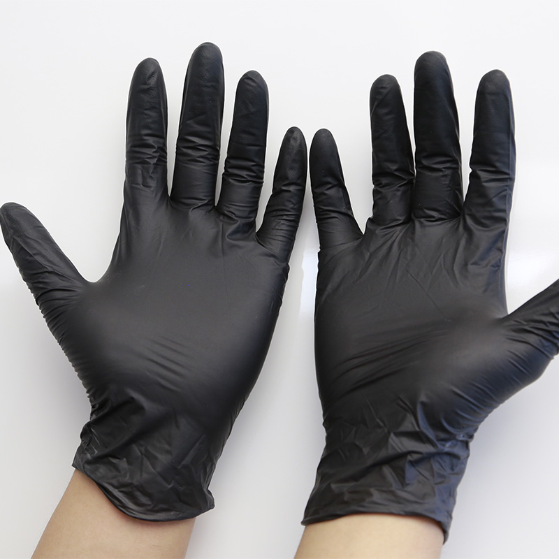 Made in China Disposable Nitrile Powder Free Examination Gloves Featured Image