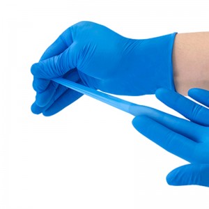 Blue Powder Free Nitrile Gloves Disposable Pure Nitrile Gloves