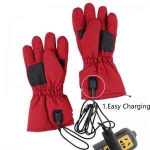 New Arrival Winter Women Rechargeable Heated Motorcycle Skiing Hiking Sports Gloves