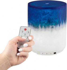 Diffuser for Aromatherapy & Humidifier-Large Water Tank of 230ml, Remote Control-Ultrasonic Design LED Lamp Light Cover-Adjustable Mist & Run Time Settings-Auto Shut Off