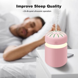 Colorful Cool Mini Humidifier, USB Personal Desktop Humidifier for Car, Office Room, Bedroom,etc. Auto Shut-Off, 2 Mist Modes, Super Quiet.