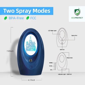 Getter Cool Mist Humidifiers For Bedroom Kids,320ml Small Humidifiers, Personal Humidifier, Two Spray Modes ,Night Light Function