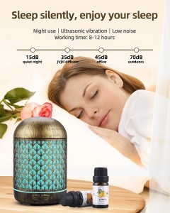 Manufacturer for Car Aroma Electric Auto Time Set Scent Timing Mode Essential Oil Refillable Ultrasonic Aroma Diffuser with Hot Sale Made in Chinas Essential Oil