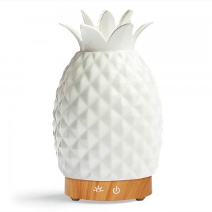 Getter Essential Oil Diffuser -160ml Cool Mist Humidifiers -7 Color LED Night Lamps Ultrasonic Ceramics Pineapple Humidifiers