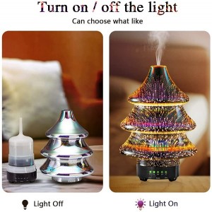 Rotatable Aromatherapy Essential Oil Diffuser, Christmas-Tree-Decorations