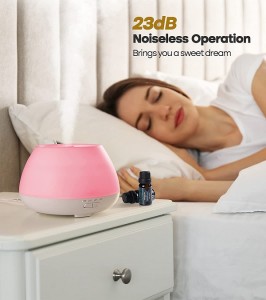 500mL Essential Oil Aroma Diffuser with 8 Colors Light