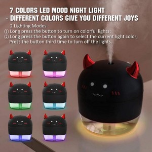 Humidifier Color Night Light Air Vaporizer Humidifier Small Devil Design