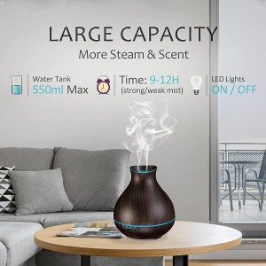 Aromatherapy Essential Oil Diffuser Humidifier 550ml High Mist