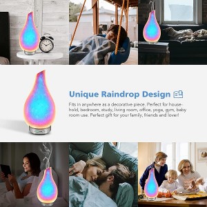 Popular Design for Ultrasonic Mini Air Humidifier 200ml Aroma Essential Oil Diffuser for Home Car USB Fogger Mist Maker with LED Night Lamp