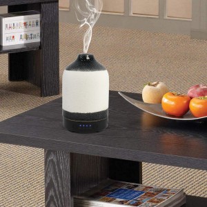Top Quality China 2021 Best 500ml Wood Grain Electric Aroma Diffuser Ultrasonic Humidifier Room Essential Oil Diffuser