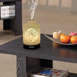Getter High quality  new ultrasonic essential oil Ceramic aroma humidifier aromatherapy diffuser