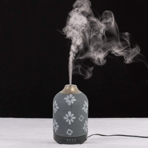Getter New design elegant 100ml easy home ceramic diffuser humidifier essential oil aroma diffuser