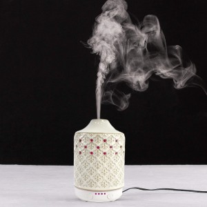 Getter Simple Home 100ml 7 Color Led Ceramic Ultrasonic Electric Humidifier Essential Oil Aromatic Diffuser