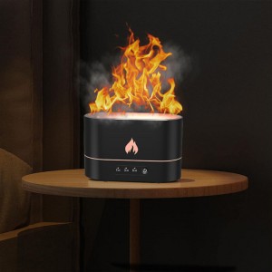2023 USB Hot Selling Flame Volcano Aroma Diffuser Air Humidifier Home Office DC-8830A
