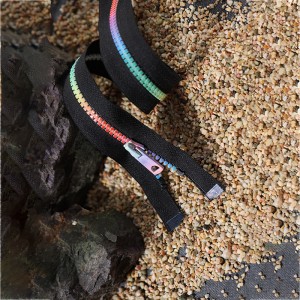 Colorful Resin Fashion Zipper Teeth With and Tape for Clothing