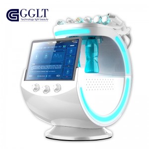 China Wholesale Multi-functional Hydro Oxygen Facial machine Manufacturers –  Ice blue Intelligent skin detection management system – GGLT