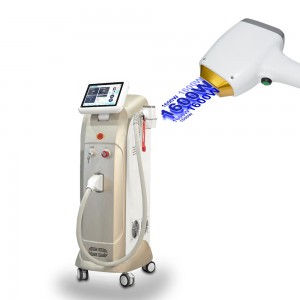 High efficiency 808 755 1064 three waves diode laser hair removal