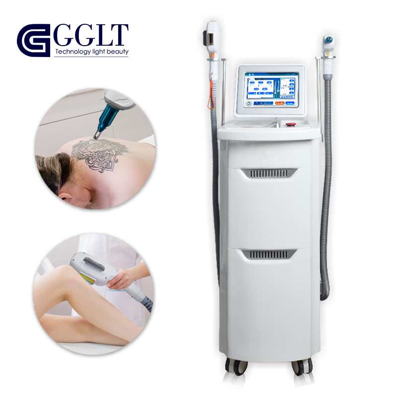 Q switch Nd yag laser Elight OPT hair removal machine
