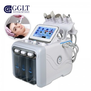 China Wholesale Multi-functional Hydro Oxygen Facial machine Factories –  portable dermabrasion facial hydra oxygen jet peel machine – GGLT