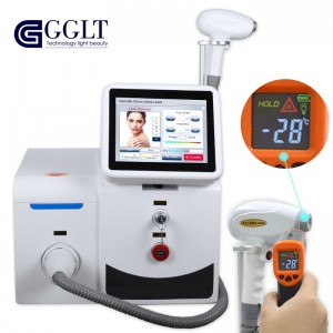 China Wholesale Laser Diode 808nm Factory –  CE 755+808+1064 diode laser hair remove 10 bars – GGLT