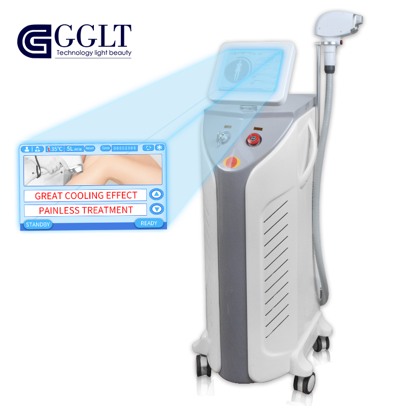 Permanent 808nm diode laser hair removal machine