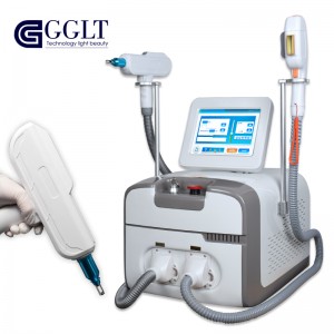 China Wholesale Hair Laser Removal Factories –  SHR hair removal and Nd yag laser tattoo removal machine – GGLT