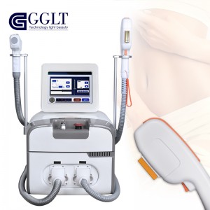 China Wholesale Unlimited Laser Hair Removal Factories –  SHR+ND yag Laser Tattoo Removal Skin Rejuvenation functional machine – GGLT