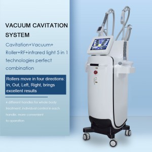 China Wholesale Vacuum Rf Cavitation Machine Suppliers –  Velashape roller massage 6 in 1 vacuum cavitation system cellulite reduction machine – GGLT