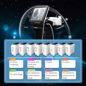 2022 New Design 20000 Shots HIFU Machine for Face Skin Lifting Body Slimming With 12 Treatment Lines