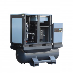 Super High Pressure 16-20Bar All-In-One Screw Air Compressor For Fiber Laser Cutting Application